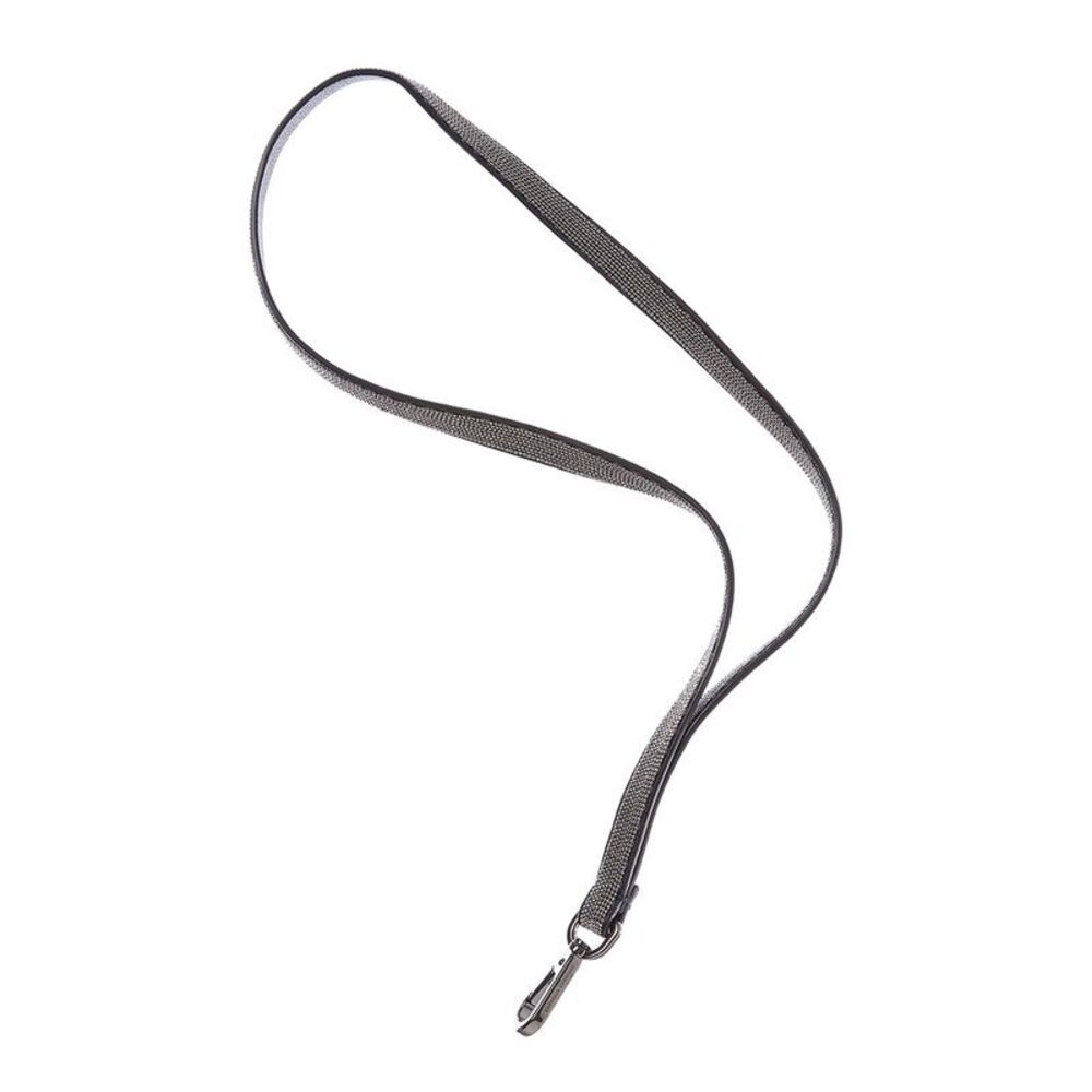Brunello Cucinelli Leather Strap, Black